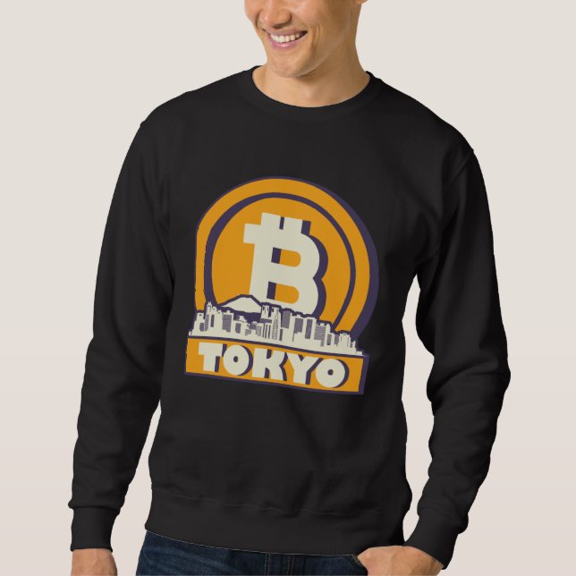 Bitcoin 東京都 Skyline  Tokyo Bitcoin Maximalist Sweatshirt (Front)