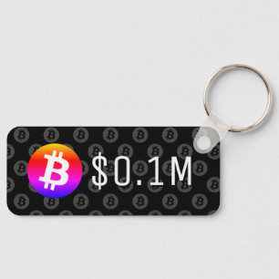 Bitcoin $0.1M ($100K) One Million Key Ring