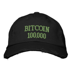 Bitcoin 100000 Celebration Embroidered Hat