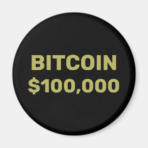 Bitcoin 100000 Celebration Magnet