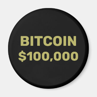 Bitcoin 100000 Celebration Magnet