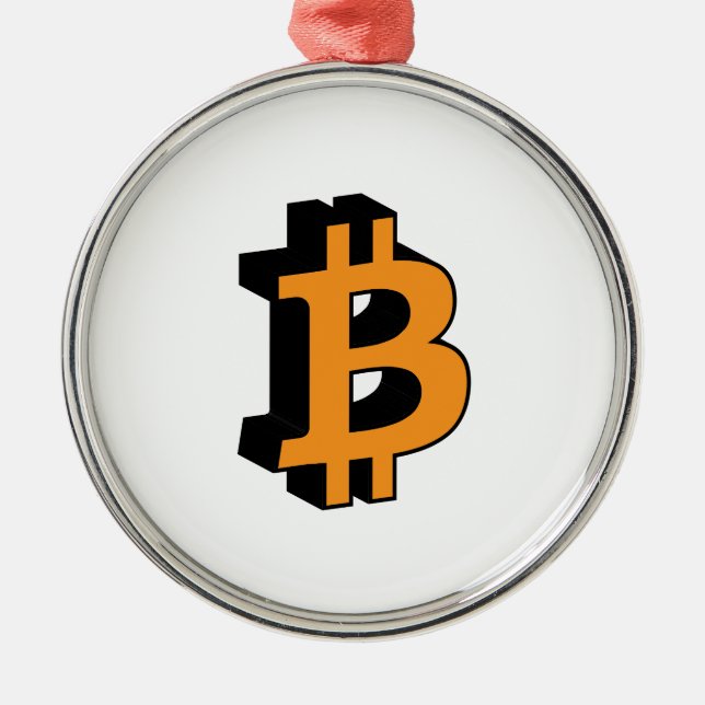 Bitcoin 11 metal ornament (Front)