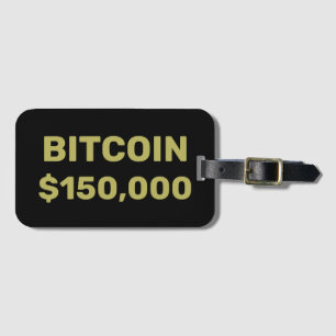 Bitcoin 150000 Celebration Luggage Tag