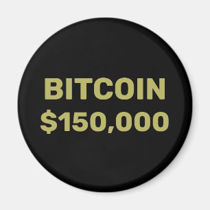 Bitcoin 150000 Celebration Magnet