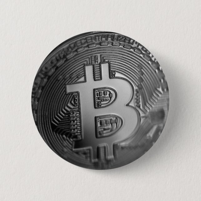 Bitcoin 16 6 cm round badge (Front)