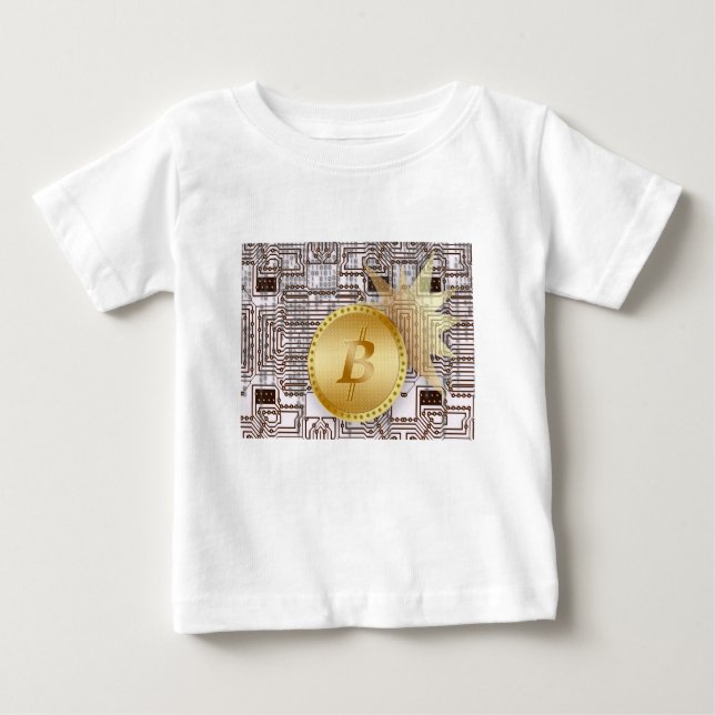 Bitcoin 18 baby T-Shirt (Front)