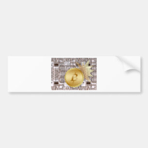 Bitcoin 18 bumper sticker