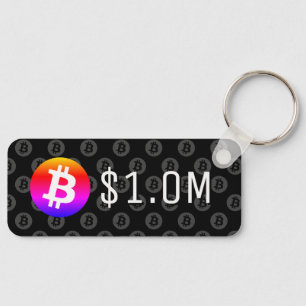 Bitcoin $1.0M ($1,000,000) One Million Key Ring
