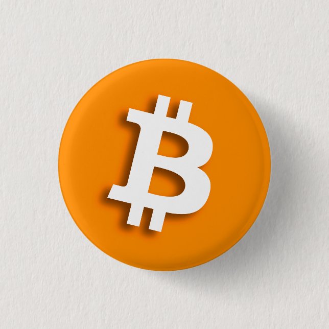 "BITCOIN" 1.25-inch 3 Cm Round Badge (Front)