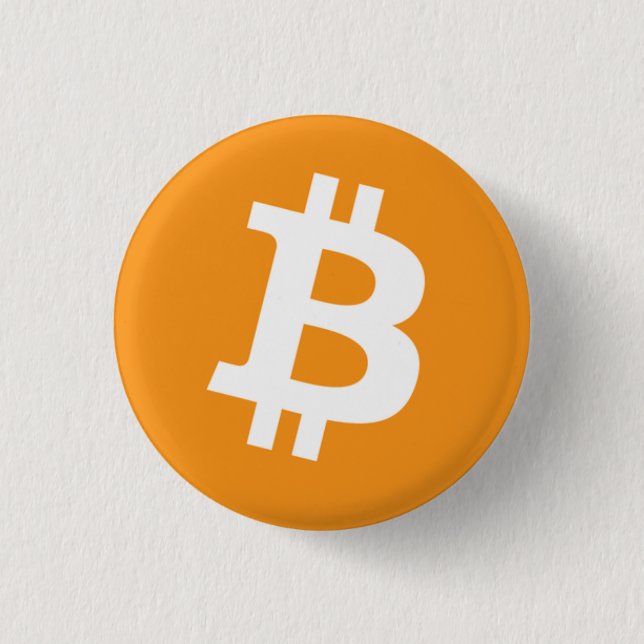 Bitcoin 3 Cm Round Badge (Front)