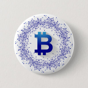Bitcoin 5 6 cm round badge