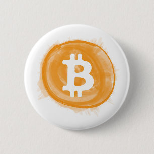 Bitcoin 6 cm round badge