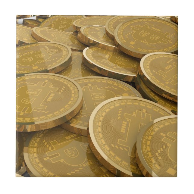 Bitcoin 7 ceramic tile (Front)