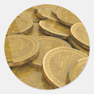 Bitcoin 7 classic round sticker