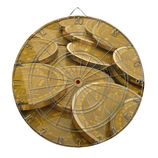 Bitcoin 7 dartboard (Front)