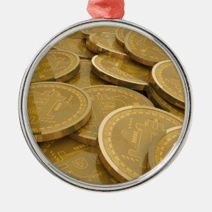 Bitcoin 7 metal tree decoration