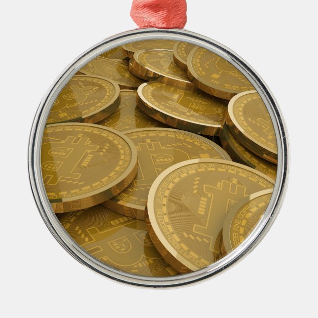 Bitcoin 7 metal tree decoration (Front)