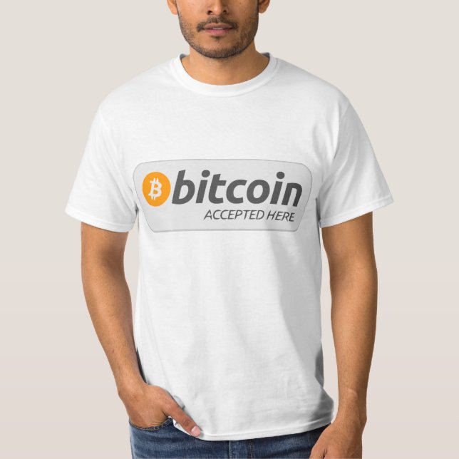 Bitcoin Accept Young stag T-Shirt (Front)