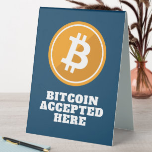Bitcoin Accepted Here - digital cryptocurrency