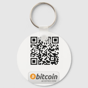 Bitcoin Accepted Here Key Ring