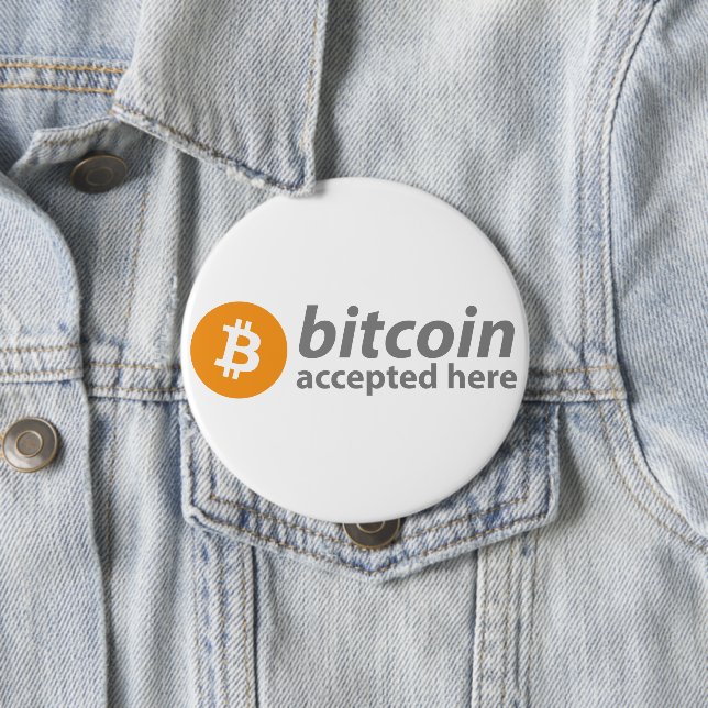 Bitcoin Accepted Here Round Badge (In Situ)