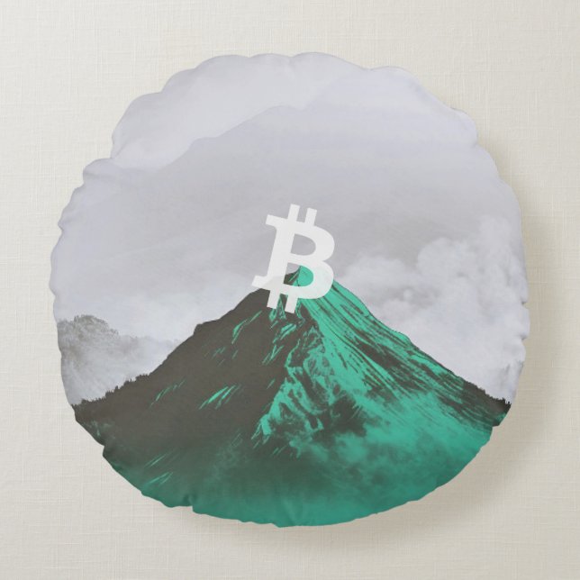 Bitcoin All-Time-High (ATH) Round Cushion (Front)