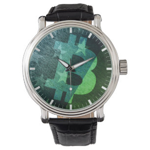 Bitcoin America ₿ (Green) Watch