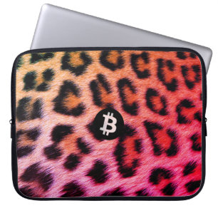 Bitcoin Animal (Leopard, Style 2) Laptop Sleeve