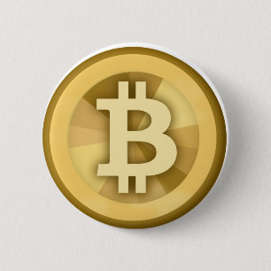 BITCOIN Anonymous MONEY DIGITAL Currency BTC 6 Cm Round Badge