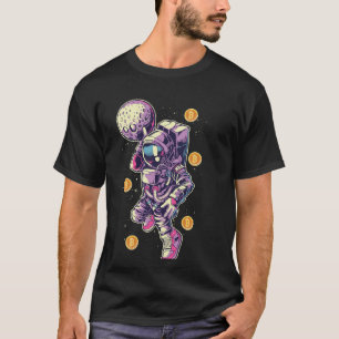 Bitcoin Astronaut to the moon - Bitcoin Crypto  T-Shirt