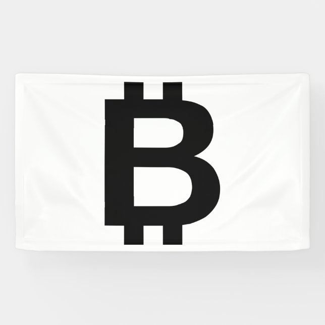 Bitcoin B Bold 3x5 Vinyl Banner (Horizontal)