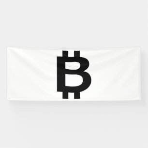 Bitcoin B Bold 4x10 Vinyl Banner
