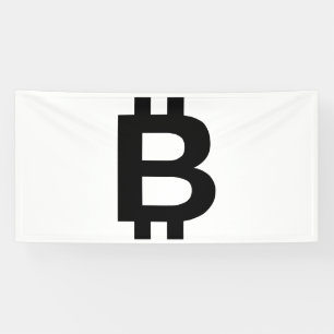 Bitcoin B Bold 4x8 Vinyl Banner