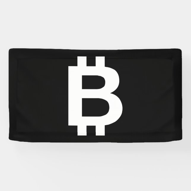 Bitcoin B Cool 1.6x3 Vinyl Banner (Horizontal)
