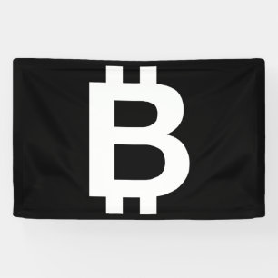 Bitcoin B Cool 2.5x4 Vinyl Banner