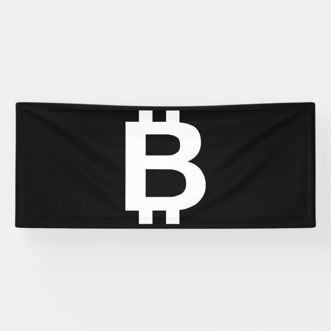 Bitcoin B Cool 2.5x6 Vinyl Banner (Horizontal)