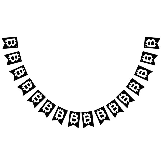 Bitcoin B Cool Bunting Banner (All)