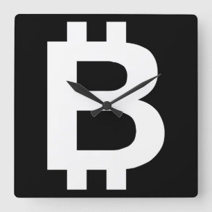Bitcoin B Cool Wall Clock
