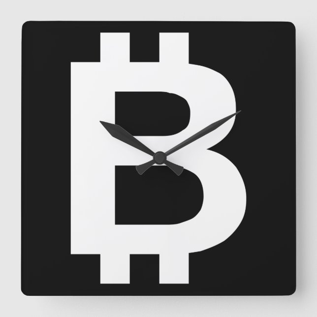Bitcoin B Cool Wall Clock (Front)