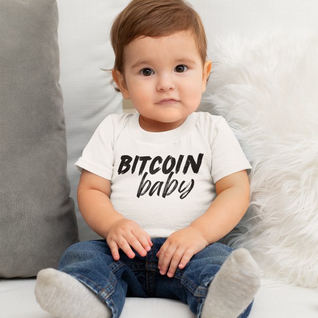 bitcoin BABY crypto street style gift cute Baby T-Shirt (Creator Uploaded)