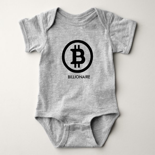 Bitcoin - Baby Jersey Bodysuit (Front)