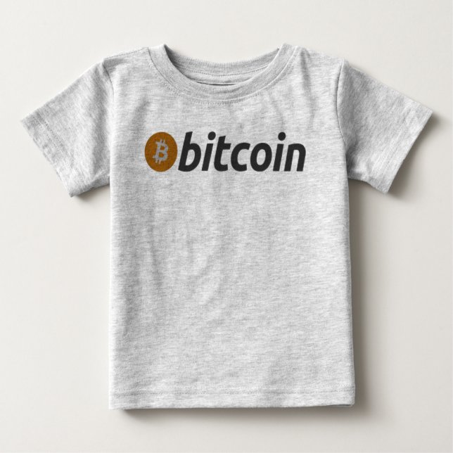 Bitcoin Babysuit Baby T-Shirt (Front)