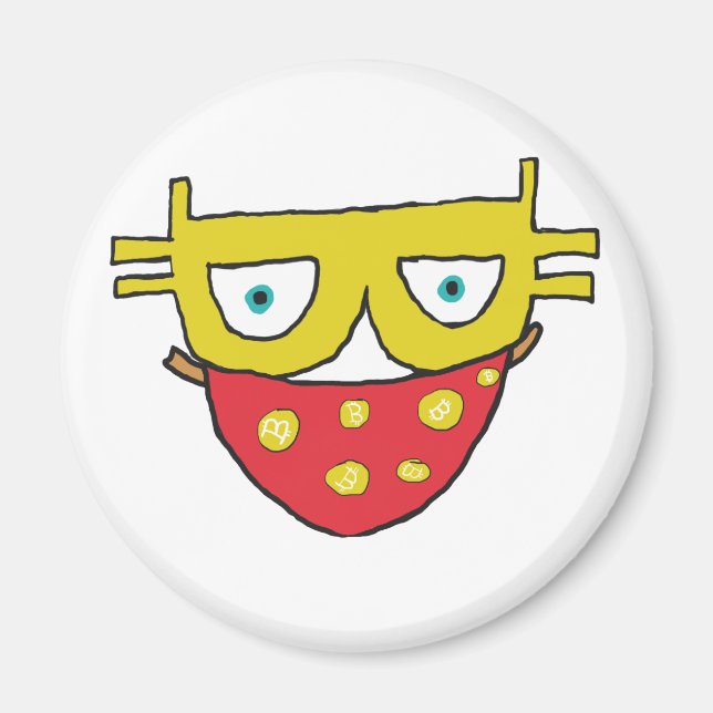 Bitcoin Bandit Magnet (Front)
