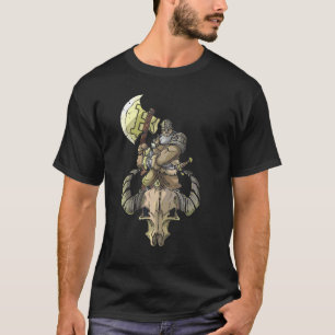 Bitcoin Barbarian Warrior Graphic Rpg Roleplaying  T-Shirt