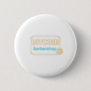 Bitcoin Barbershop Merchandise 6 Cm Round Badge