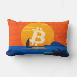 Bitcoin Beach Lumbar Cushion