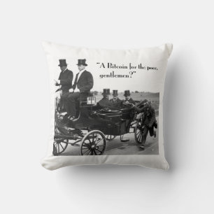 Bitcoin Beggar Cushion