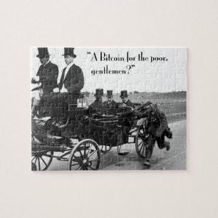 Bitcoin Beggar Jigsaw Puzzle