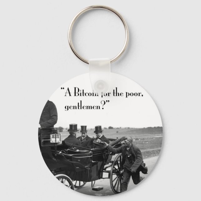 Bitcoin Beggar Key Ring (Front)