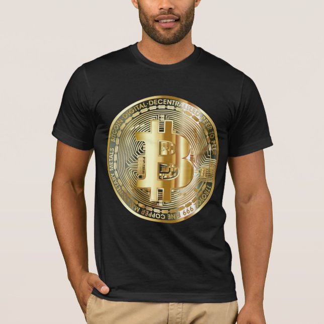 Bitcoin Bella+Canvas Short Sleeve T-Shirt (Front)